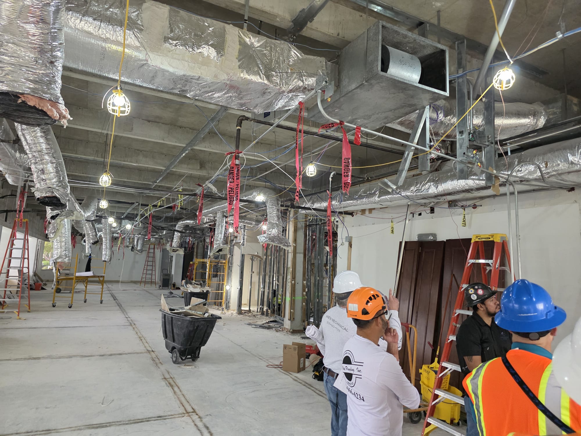 Commercial technology installation project